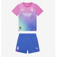 AC Milan Olivier Giroud #9 Replika babykläder Tredjeställ Barn 2023-24 Kortärmad (+ korta byxor)